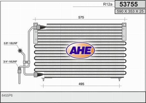 Condenseur / Radiateur de climatisation