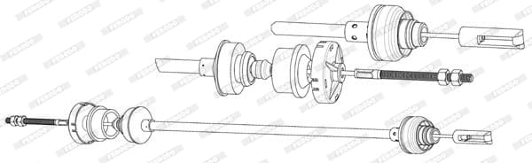 Cable d'embrayage