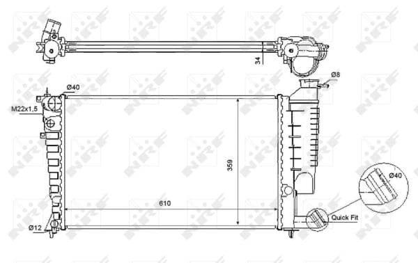 Radiateur de refroidissement