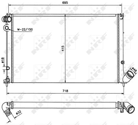 Radiateur de refroidissement