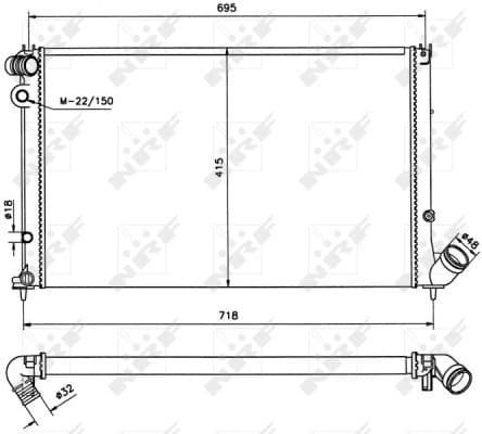 Radiateur de refroidissement