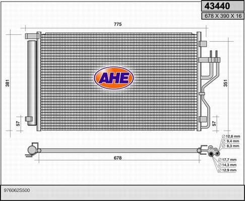 Intercooler radiateur de turbo