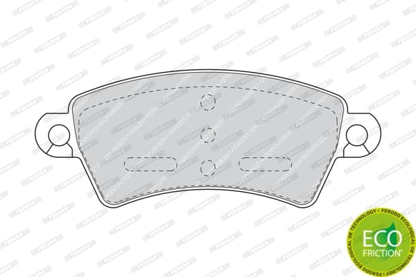 Plaquettes de frein avant (Jeu de 4)