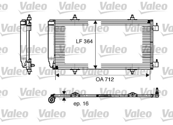 Condenseur / Radiateur de climatisation
