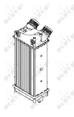 Intercooler radiateur de turbo