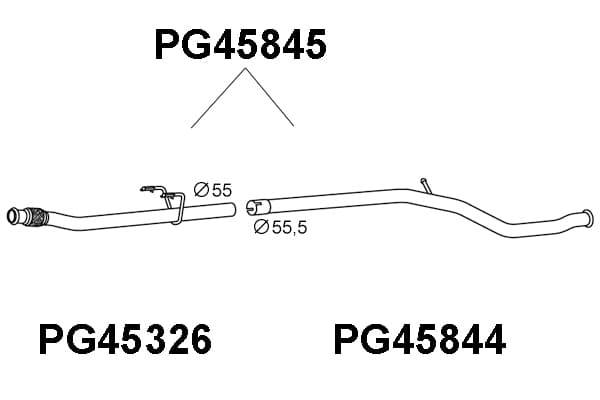 Tube d'echappement
