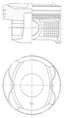 Piston moteur