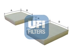 Filtre d'habitacle (Jeu de 2)
