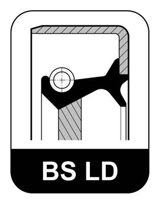 Bague d'étanchéité, vilebrequin