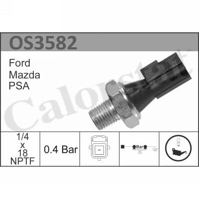 Capteur, pression d'huile