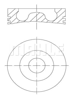 Piston moteur