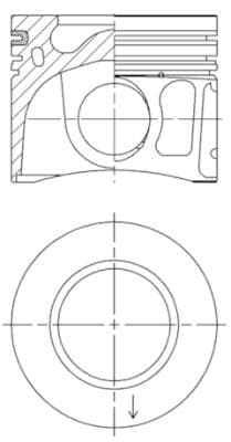 Piston moteur