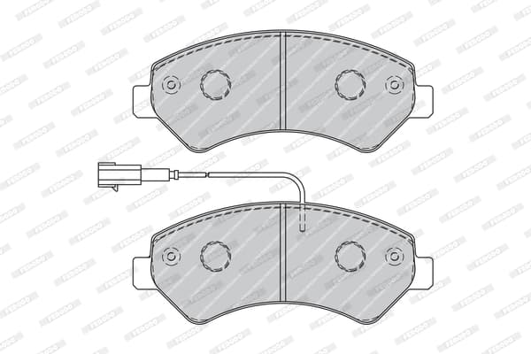 Plaquettes de frein avant (Jeu de 4)