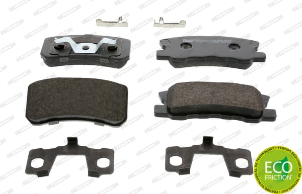 Plaquettes de frein arriere (Jeu de 4)