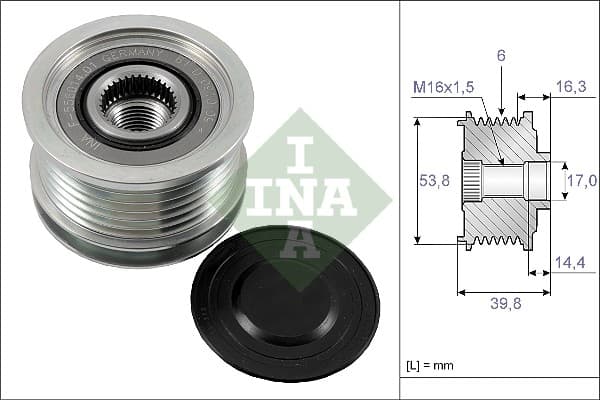 Poulie d'alternateur