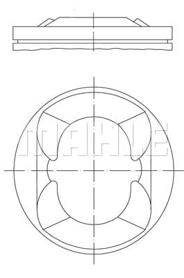 Piston moteur