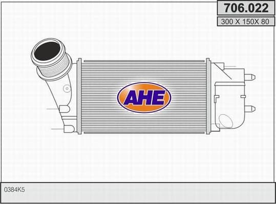 Intercooler radiateur de turbo