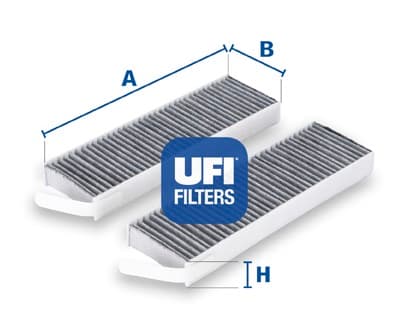 Filtre d'habitacle (Jeu de 2)