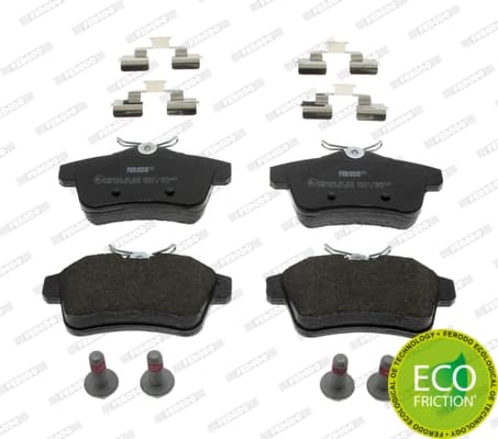 Plaquettes de frein arriere (Jeu de 4)