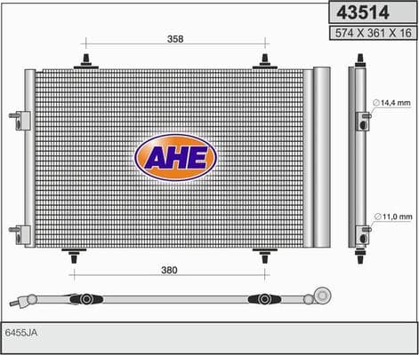 Condenseur / Radiateur de climatisation