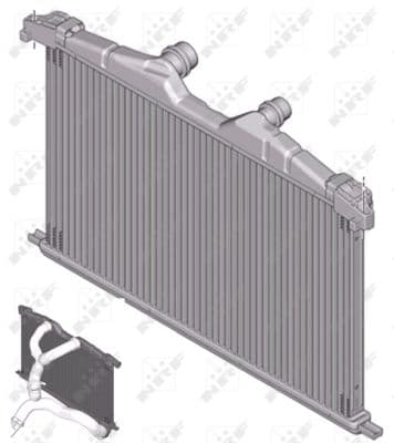 Intercooler radiateur de turbo