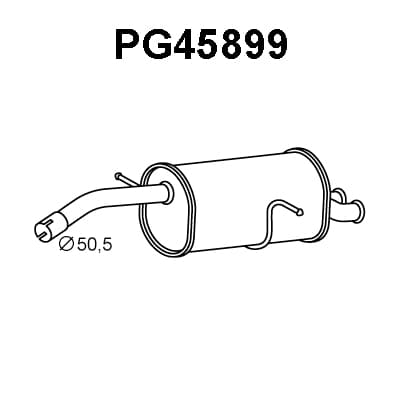 Silencieux arriere