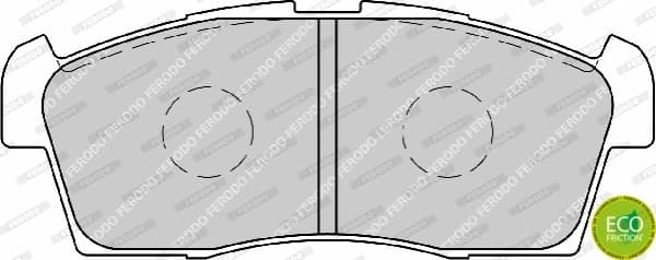 Plaquettes de frein avant (Jeu de 4)