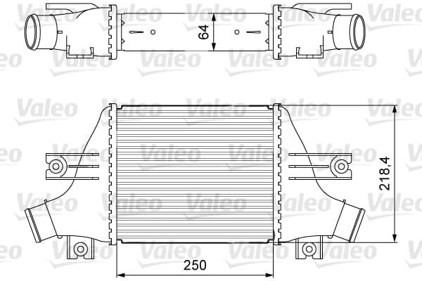 Intercooler radiateur de turbo