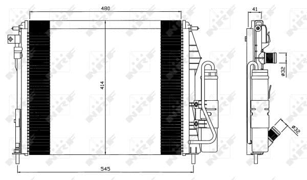 Condenseur (radiateur de climatisation)