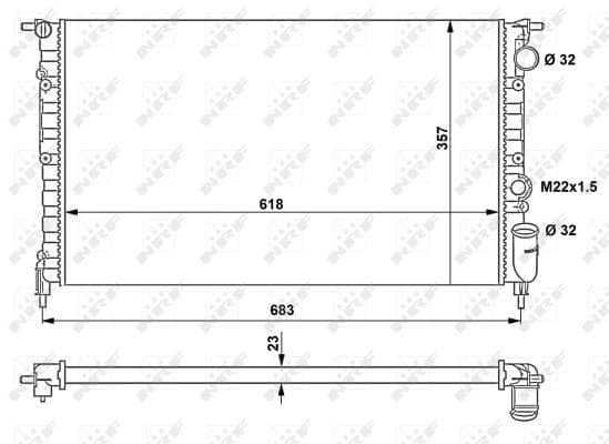 Radiateur de refroidissement