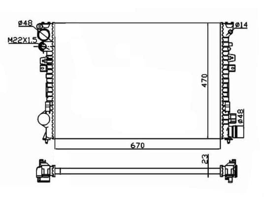 Radiateur de refroidissement