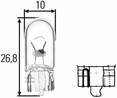 Ampoule, éclairage de boite à gants