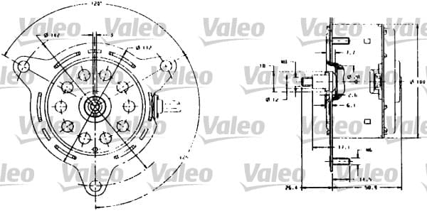 Moteur de ventilateur refroidissement