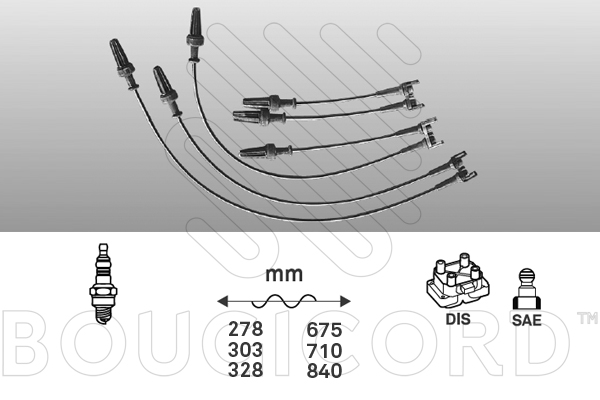 Cable d'allumage