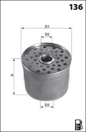 Filtre a  carburant