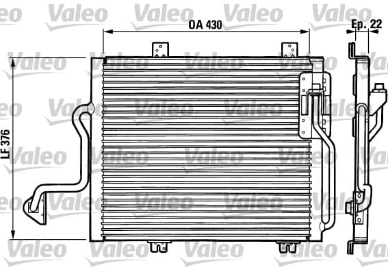Condenseur / Radiateur de climatisation