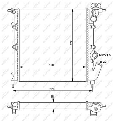 Radiateur de refroidissement