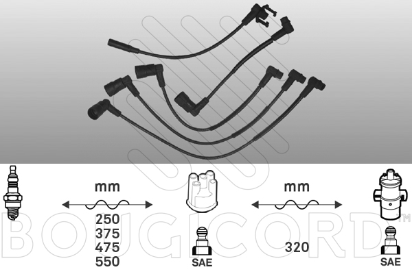 Cable d'allumage