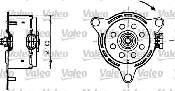 Moteur de ventilateur refroidissement