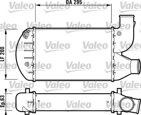 Intercooler radiateur de turbo
