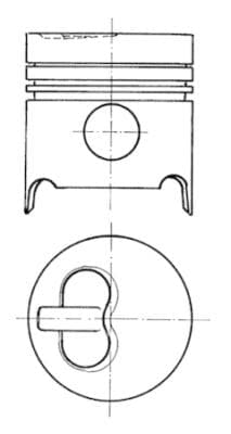 Piston moteur