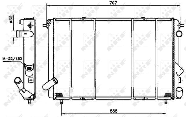 Radiateur de refroidissement