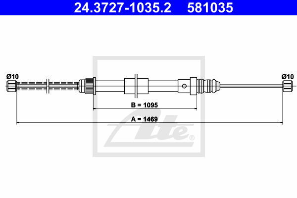 Cable de frein à main