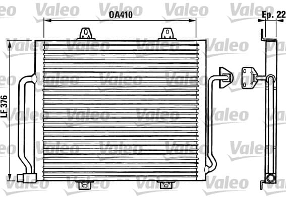 Condenseur / Radiateur de climatisation