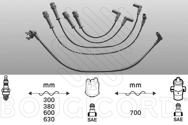Cable d'allumage