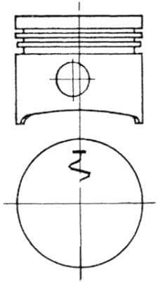 Piston moteur