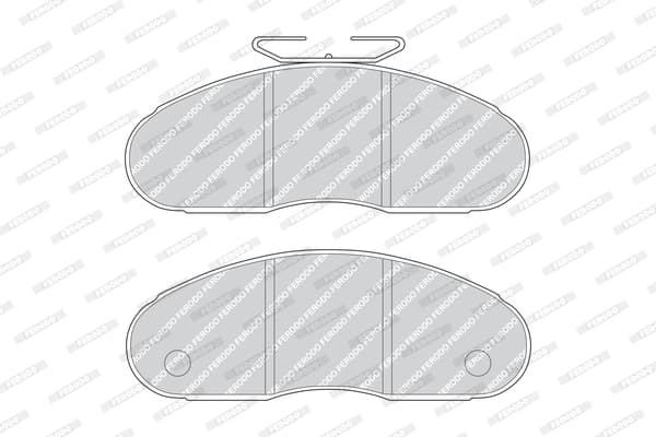 Plaquettes de frein avant (Jeu de 4)