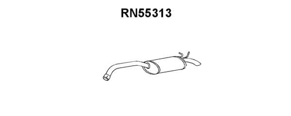 Silencieux arriere