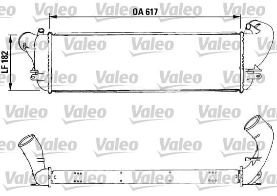 Intercooler radiateur de turbo