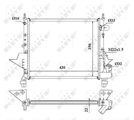 Radiateur de refroidissement